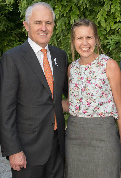 Dr Benfer met Prime Minister Malcolm Turnbull this week in Canberra.