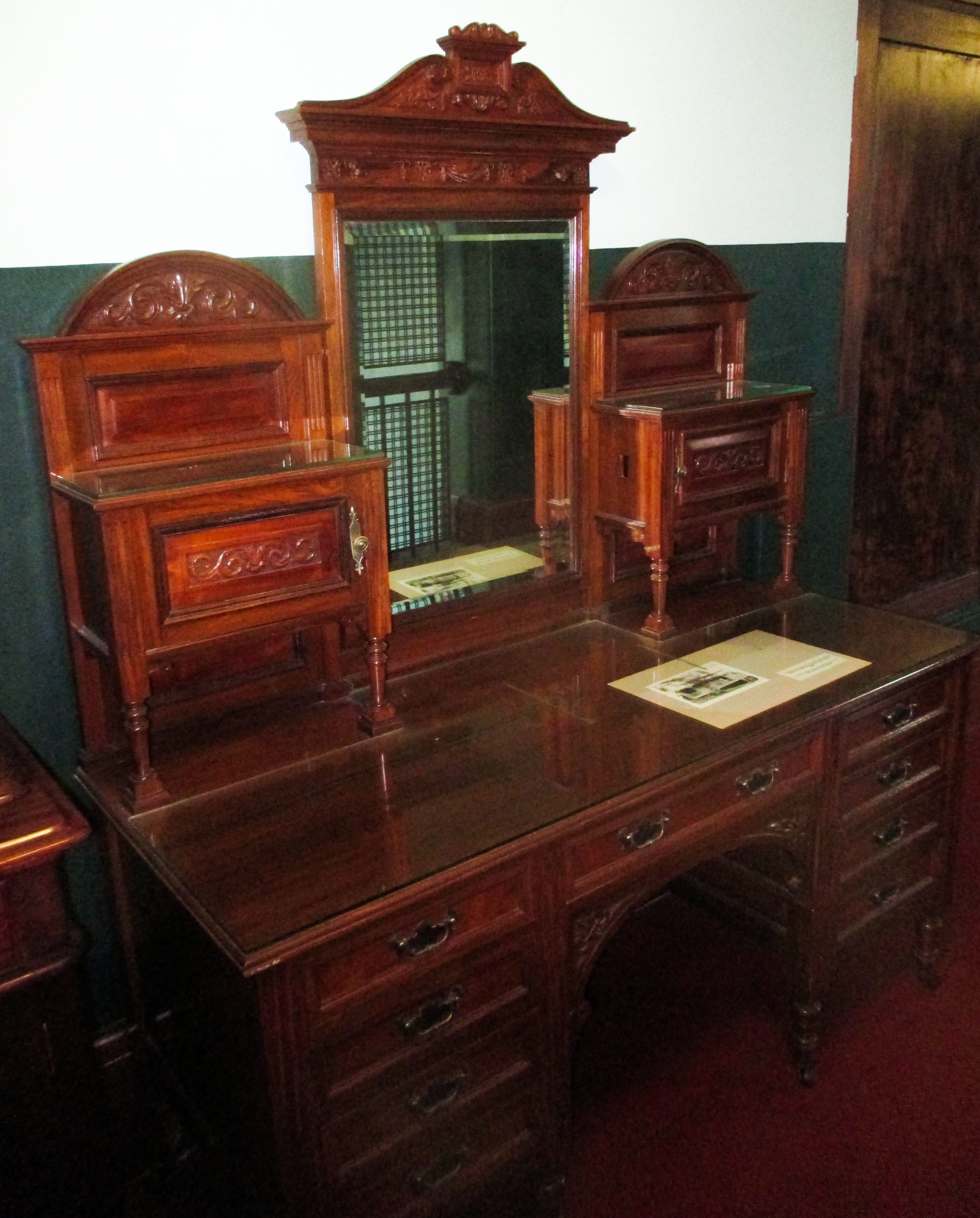 Dr Alfred Jefferis Turner's desk 
