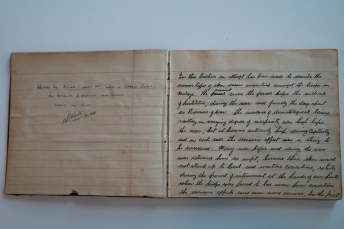 The open pages of Dr Burnett Clarkes Clinical Diary