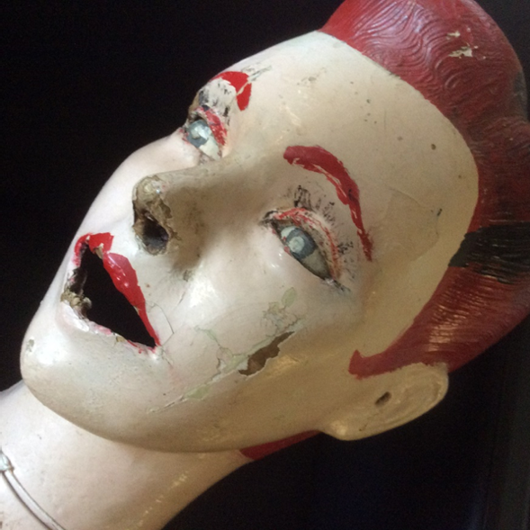 A Papier-Mache aid for teaching oral and nasal gastric intubation from a nursing museum   