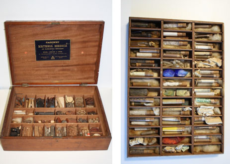 Pharmaceutical manufacturer’s materia medica box c.1875 from the MHMMH Collection