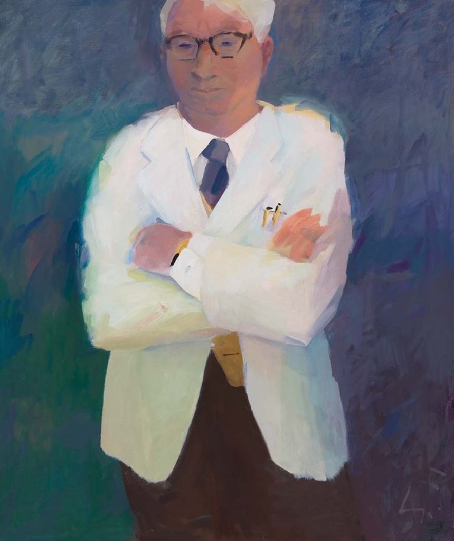 Norman Behan by artist Sam Fullbrook, 1965. Oil on canvas, from the collection of QAGOMA. Used with permission.