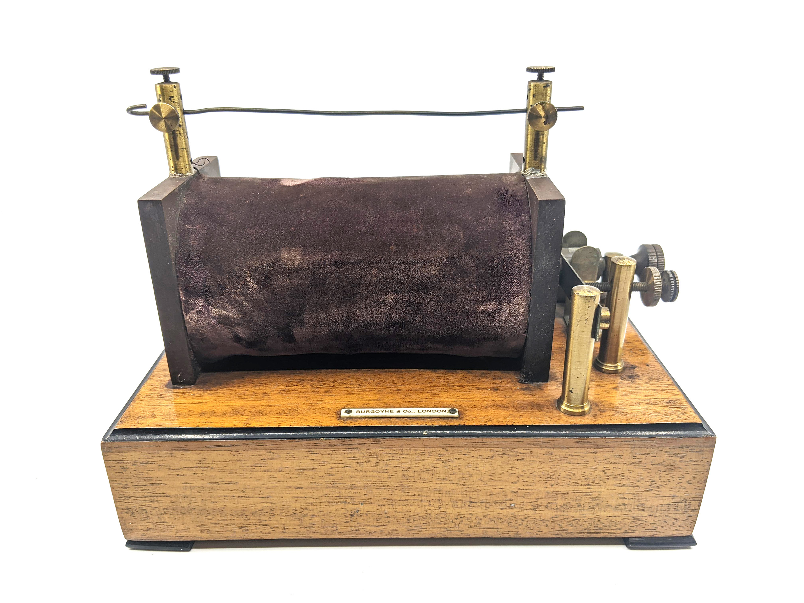 X-ray Induction coil, Burgoyne & Co, c. 1896. Collection of the Marks-Hirschfeld Museum of Medical History.