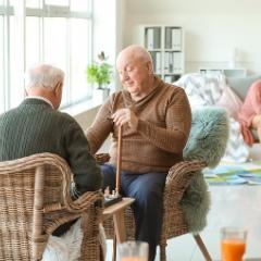 Group of people in aged care 