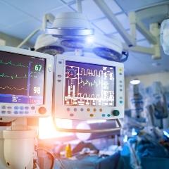 Screens in an ICU