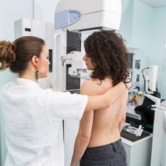 Image of woman having an ultrasound.