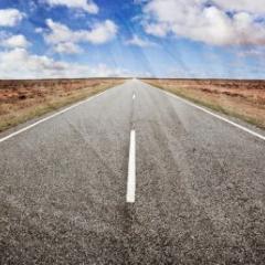 An image of an outback road.