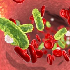 Artist's impression of bad anitbodies in the blood