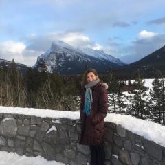 Meg in Banff