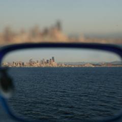 Explaining how glasses help you see clearly.