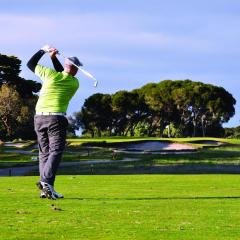 Craig Hacking on golf course