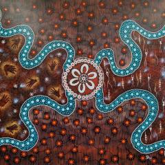 I-ASIST painting by Indigenous artist Daniel Blades