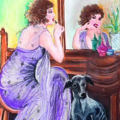 ‘Reflections on Life’, a drawing by Professor Julie Byles