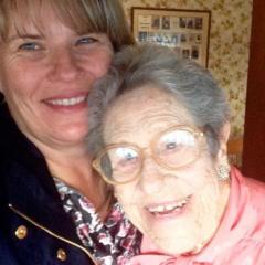 Christine Howard and her nana